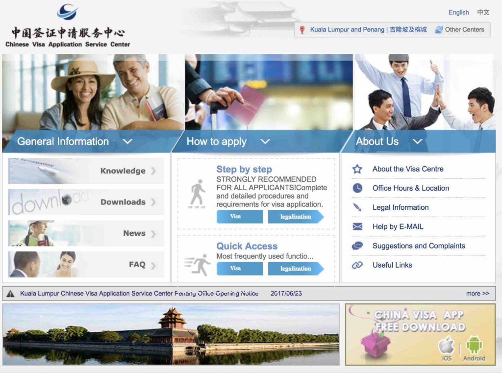 china tourist visa from malaysia