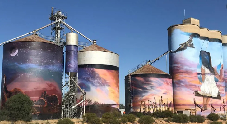 The stunning silos