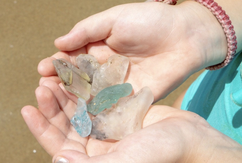 Sea Glass Beach in Okinawa – how to find bonfire sea glass